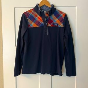 L.L.Bean 1/4 Snap Top, Medium